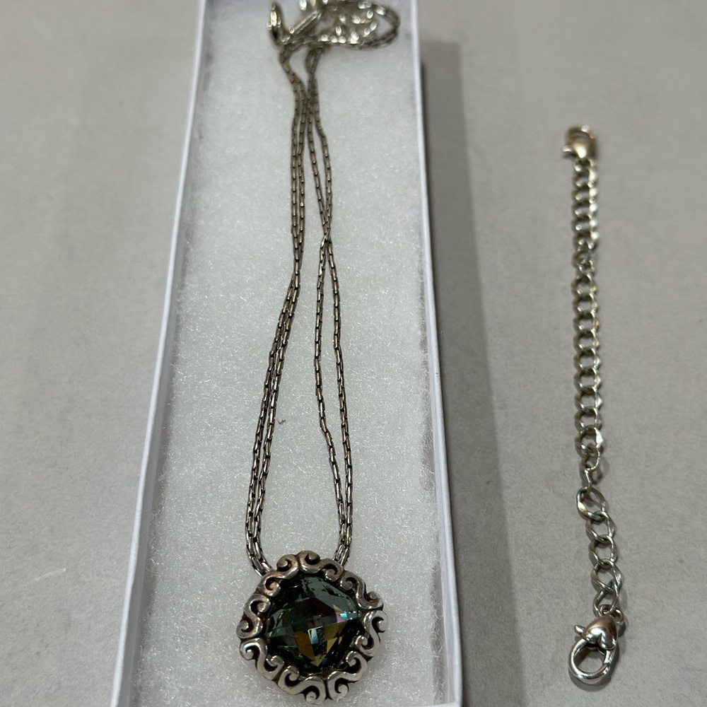 Brighton Blue Stone Necklace With Extender